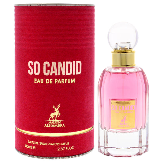 So Candid by Maison Alhambra for Women - 2.87 oz EDP Spray